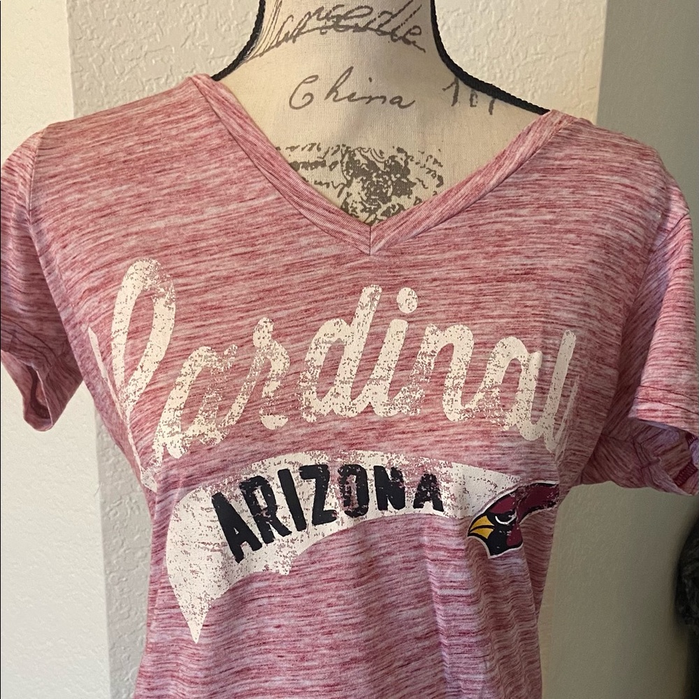 NFL Arizona Cardinals Women's Pink Short Sleeve Tee
